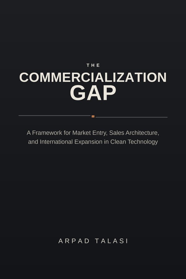 Book cover: The Commercialization Gap by Arpad Talasi